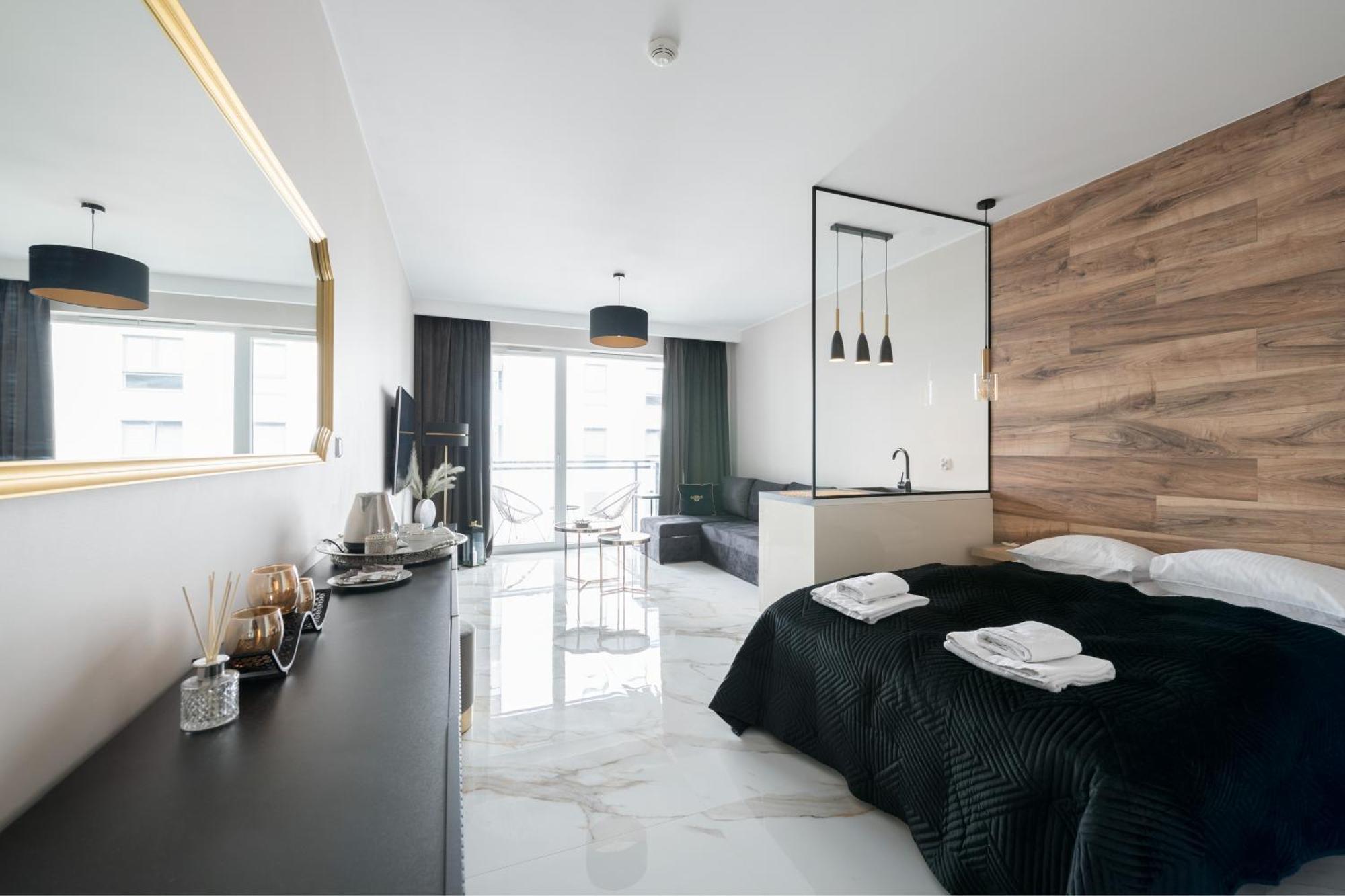 Bastion Walowa City Center By Downtown Apartments Гданск Стая снимка